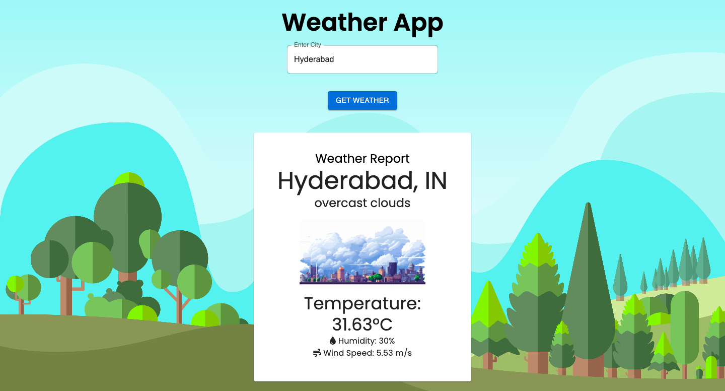 Weather App Screenshot